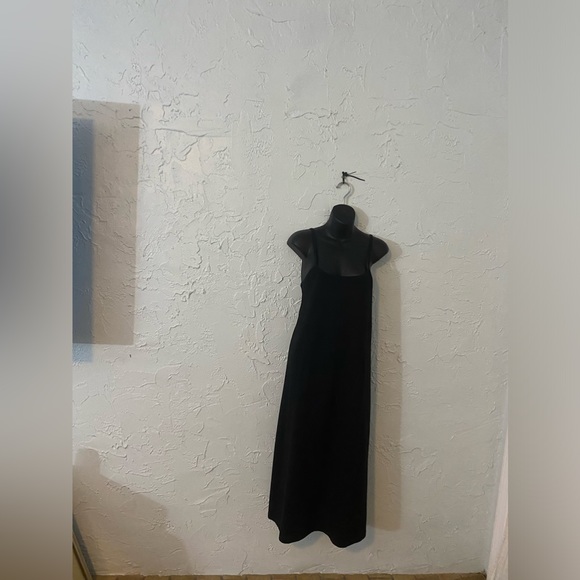 XLarge Women’s Sun Dress Vintage Built in shelf Support Maxi Black Avon - Picture 1 of 5